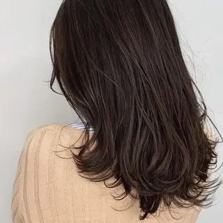 セミロング カラー ヘアアレンジ 指名支持率NO.1 スタイリストのヘアスタイル