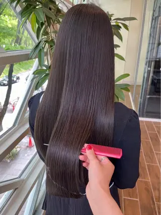 ロング パーマ そね こまちのヘアスタイル