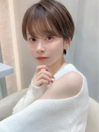 ショート カラー ボブ/ショート/ 縮毛矯正⚜️工藤昴のヘアスタイル
