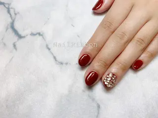 ネイル ネイルリボン 伊藤のネイルデザイン