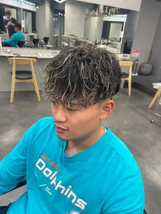 カラー パーマ メンズ fifth リュウセイのヘアスタイル