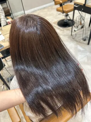 ミディアム La Bonheur hair Olivier 北千住店所属・小川 ルミナのヘアスタイル