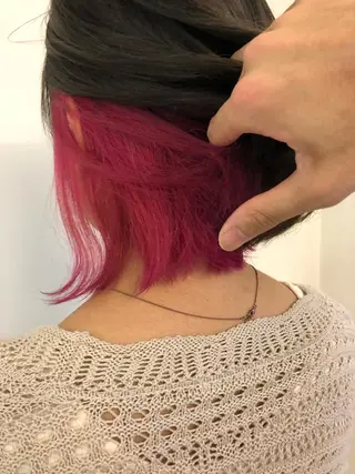 ミディアム ACRO梅田【アクロ】所属・美髪矯正・レイヤー 倉友哉のヘアスタイル