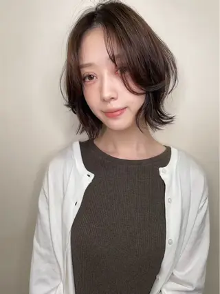 ミディアム カラー イーストハムネオ高木 亮人🌿のヘアスタイル