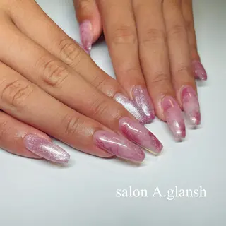 ネイル salon A.glansh所属・肌質改善salon♪ 効果がわかる♪南森町のネイルデザイン