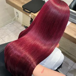 ロング カラー EIGHTyokosuka所属・ハイトーン 🦋🎶LENのヘアスタイル