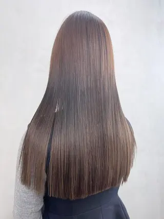 セミロング カラー パーマ ヘアアレンジ ITbyALBUM 下北沢店のヘアスタイル