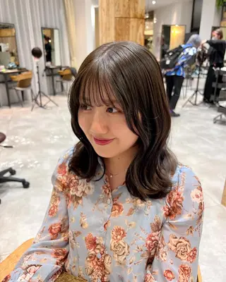 ロング カラー パーマ salowin神戸三宮suite所属・工藤 貫多のヘアスタイル