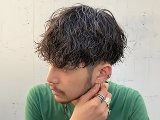 ミディアム パーマ メンズ メンズ/レディース パーマのプロ/皓大のヘアスタイル