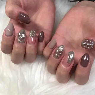 ネイル 西岡 杏のネイルデザイン