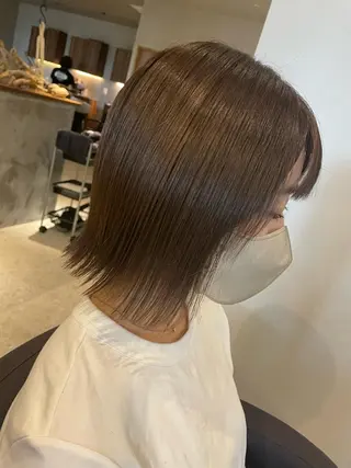 ミディアム 《Rounds》 rihoのヘアスタイル