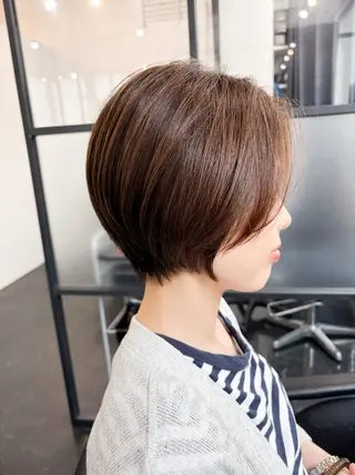 ショート THE ESCALA 町田店所属・町田/メンズカット/ センターパート/細木のヘアスタイル