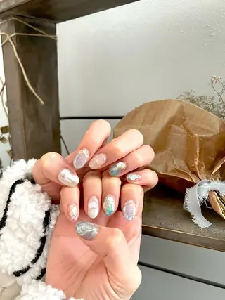 ネイル 甲府市徳行 🧸prunelleのネイルデザイン