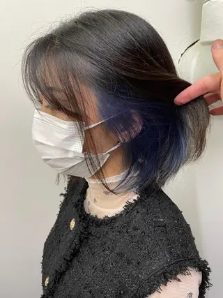 ミディアム カラー verde所属・ノザキ　カイシ /武蔵小山のヘアスタイル