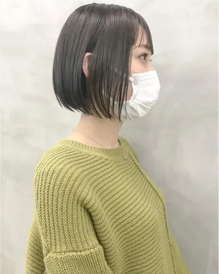 ショート カラー yiye 青山所属・無料カットモデル募集 🌱ひょうがのヘアスタイル
