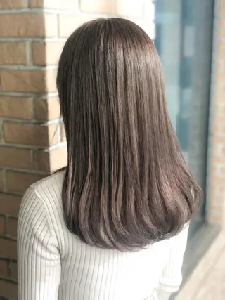 セミロング 北條 優輝のヘアスタイル