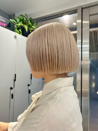 ショート カラー 🦖ミニボブ/ボブ /MOEKA🦕のヘアスタイル