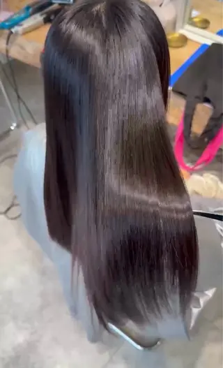 ロング 芝 﨑のヘアスタイル