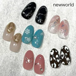 ネイル NEW WORLD所属・Ayu 🪐NEWWORLDのネイルデザイン