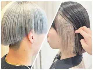 長尾菜々美🐰 ／ハイトーンカラーのヘアスタイル