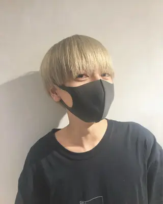 ショート メンズ ボブ/縮毛矯正/ レイヤー/塚田のヘアスタイル