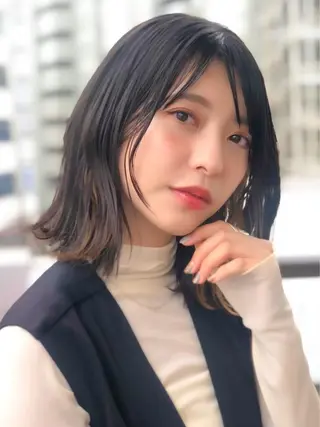 ミディアム カラー L.E.M泉中央店長 小野寺優斗のヘアスタイル