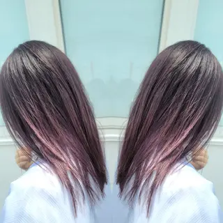 ミディアム カラー ✨弱酸性縮毛矯正✨ ✨髪質改善✨hiroのヘアスタイル