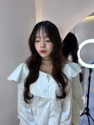 ロング 透明感/韓国ヘア/ miyu 🎀のヘアスタイル