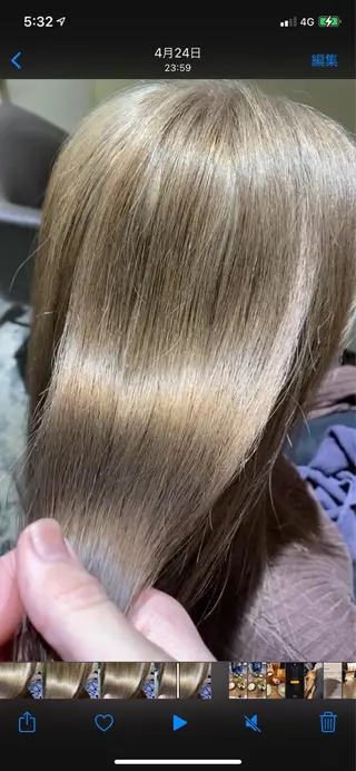 カラー 道下 颯人のヘアスタイル