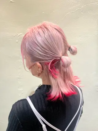 カラー PiED DE POULE POCHE所属・酒井 陽南乃のヘアスタイル