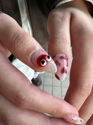 ネイル Sawa ︎︎𓂃⟡.·のネイルデザイン