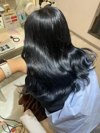 セミロング カラー 垢抜け似合わせカラー /梅田 /ayanaのヘアスタイル