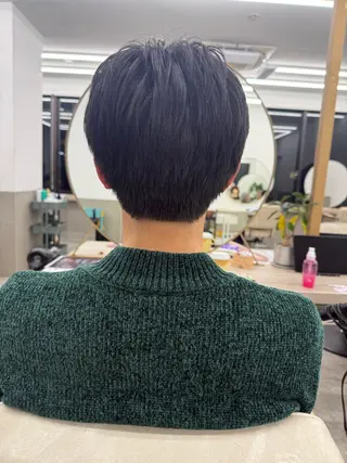 メンズ 早田 華のヘアスタイル