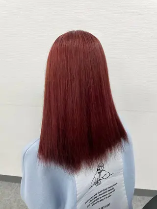 セミロング カラー ❄最強かわいいカラー ❄️MINA❄️のヘアスタイル