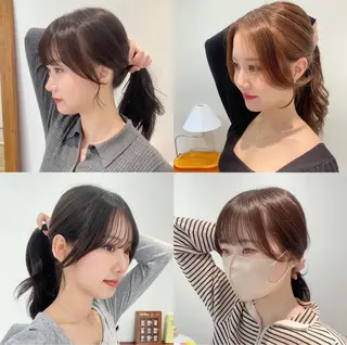 セミロング 立川🤍韓国ヘア/ レイヤー🇰🇷🖤のヘアスタイル