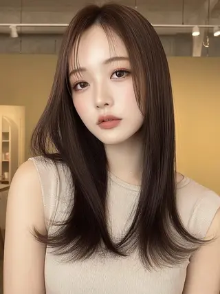 ロング 野間 ひなののヘアスタイル