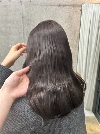 ミディアム LOE所属・LOE Yuuka/42🩵のヘアスタイル