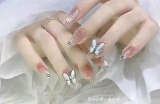 ネイル ラベンダー💖日暮里 ルル💖ネイルのネイルデザイン