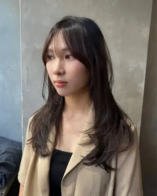 ロング 清水 健吏/ 韓国ヘア/レイヤーのヘアスタイル