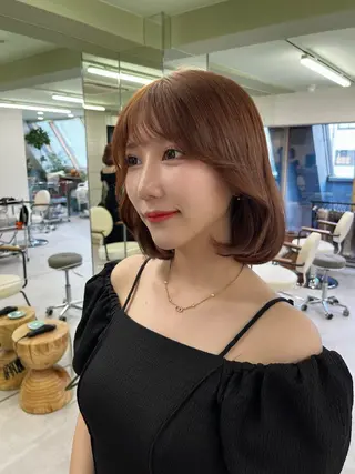 ショート カラー MOE🐈‍⬛🎀 エクステ/ワンホンのヘアスタイル