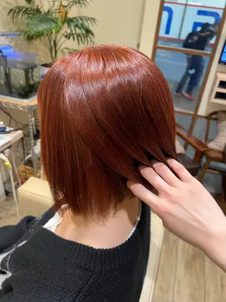 ミディアム ced下赤塚店／うる 艶ヘアカラー🦋のヘアスタイル