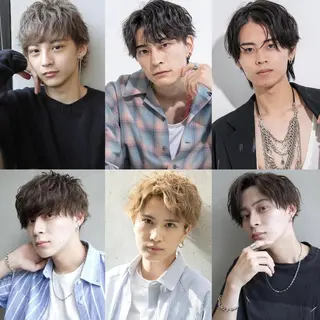 メンズ カラー SOURCE 茨木のヘアスタイル