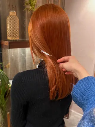 セミロング カラー 暖色カラー/レイヤー 🌙 オノユリカのヘアスタイル