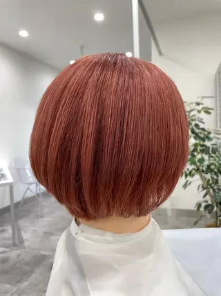 ショート カラー 🍀ケアブリーチ🍀 木下 心のヘアスタイル