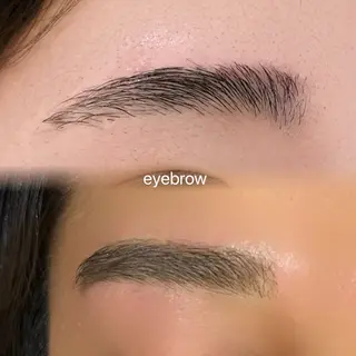 アイブロウ ダブルカラー/透明 感/Akaneのヘアスタイル