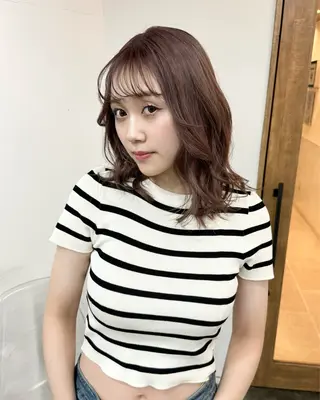 ショート カラー 透明感ワンカラー梅田 ダブルカラー/川上のヘアスタイル