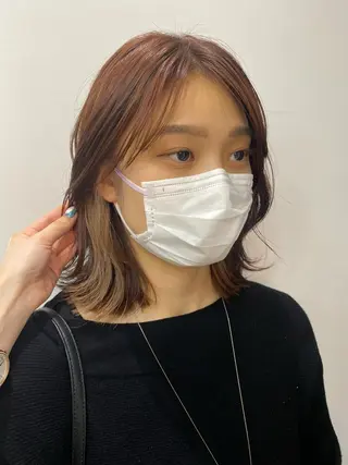 ミディアム カラー ヒラノホナミ 🫧髪質改善🫧のヘアスタイル