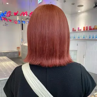 ミディアム カラー Je suis heureuse Miel所属・🐩艶カラー/ chisato🌙のヘアスタイル