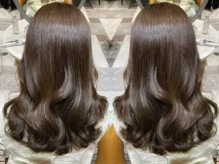 ロング カラー ハイトーン×透明感 たけるのヘアスタイル