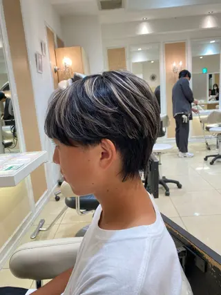 ショート カラー メンズ メンズ特化型美容師 栗山勇人のヘアスタイル